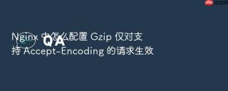 Nginx 中怎么配置 Gzip 仅对支持 Accept-Encoding 的请求生效
