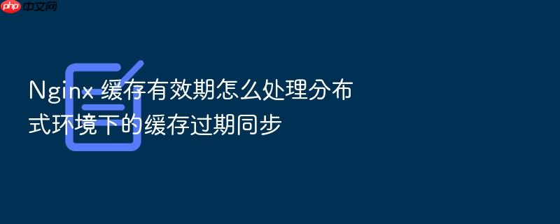 nginx 缓存有效期怎么处理分布式环境下的缓存过期同步
