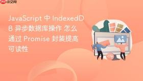 javascript 中 indexeddb 异步数据库操作 怎么通过 promise 封装提高可读性