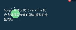 Nginx 中怎么优化 sendfile 配合多进程异步事件驱动模型的极致吞吐