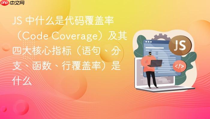 js 中什么是代码覆盖率(code coverage)及其四大核心指标(语句、分支、函数、行覆盖率)是什么