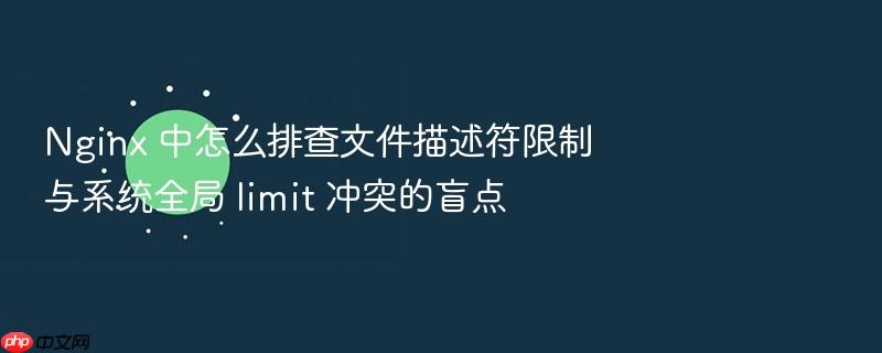 nginx 中怎么排查文件描述符限制与系统全局 limit 冲突的盲点