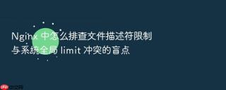 nginx 中怎么排查文件描述符限制与系统全局 limit 冲突的盲点