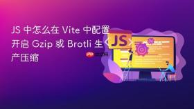 js 中怎么在 vite 中配置开启 gzip 或 brotli 生产压缩