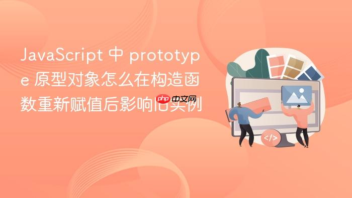 javascript 中 prototype 原型对象怎么在构造函数重新赋值后影响旧实例