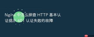 nginx 中怎么排查 http 基本认证提示 401 认证失败的故障