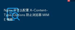 nginx 中怎么配置 x-content-type-options 防止浏览器 mime 嗅探