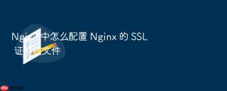 nginx 中怎么配置 nginx 的 ssl 证书链文件