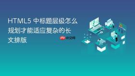 html5 中标题层级怎么规划才能适应复杂的长文排版