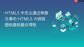 HTML5 中怎么通过审查元素的 HTML5 大纲视图检查标题合理性