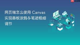 网页端怎么使用 Canvas 实现画板涂鸦与笔迹粗细调节