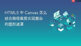 HTML5 中 Canvas 怎么结合路径裁剪实现复杂的图形遮罩