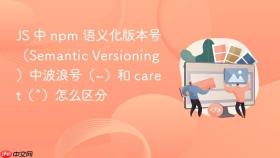 JS 中 npm 语义化版本号（Semantic Versioning）中波浪号（~）和 caret（^）怎么区分