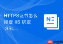 HTTPS证书怎么排查 IIS 绑定 SSL 证书后访问提示不安全故障