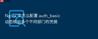 nginx 中怎么配置 auth_basic 动态校验多个不同部门的凭据
