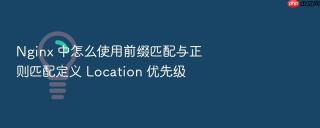 nginx 中怎么使用前缀匹配与正则匹配定义 location 优先级