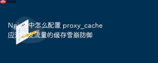 nginx 中怎么配置 proxy_cache 应对突发流量的缓存雪崩防御
