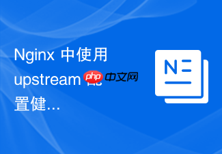 nginx 中使用 upstream 配置健康检查探针保障后端服务高可用