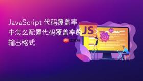 javascript 代码覆盖率中怎么配置代码覆盖率的输出格式