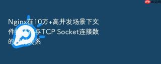 nginx在10万+高并发场景下文件描述符与tcp socket连接数的映射关系