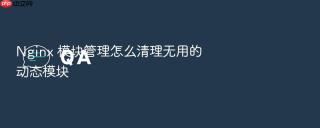 nginx 模块管理怎么清理无用的动态模块
