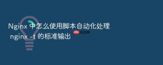 nginx 中怎么使用脚本自动化处理 nginx -t 的标准输出