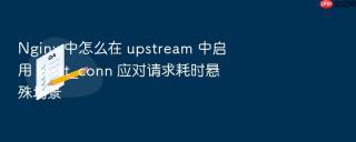 nginx 中怎么在 upstream 中启用 least_conn 应对请求耗时悬殊场景