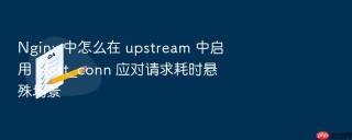 Nginx 中怎么在 upstream 中启用 least_conn 应对请求耗时悬殊场景