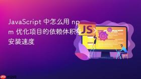 JavaScript 中怎么用 npm 优化项目的依赖体积与安装速度