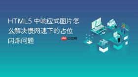 html5 中响应式图片怎么解决慢网速下的占位闪烁问题