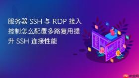 服务器 ssh 与 rdp 接入控制怎么配置多路复用提升 ssh 连接性能