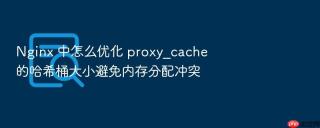 nginx 中怎么优化 proxy_cache 的哈希桶大小避免内存分配冲突
