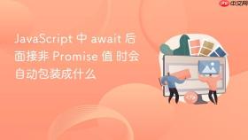 javascript 中 await 后面接非 promise 值 时会自动包装成什么