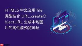 html5 中怎么用 file 类型结合 url.createobjecturl 生成本地图片的高性能预览地址