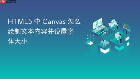 html5 中 canvas 怎么绘制文本内容并设置字体大小