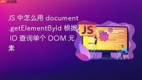 js 中怎么用 document.getelementbyid 根据 id 查询单个 dom 元素