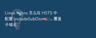 Linux Nginx 怎么在 HSTS 中配置 includeSubDomains 覆盖子域名