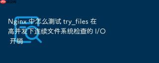 nginx 中怎么测试 try_files 在高并发下连续文件系统检查的 i/o 开销
