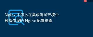 Nginx 中怎么在集成测试环境中模拟错误的 Nginx 配置排查