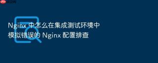 nginx 中怎么在集成测试环境中模拟错误的 nginx 配置排查