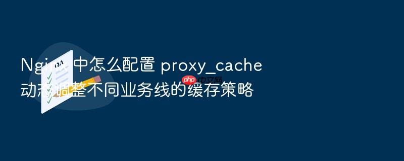 nginx 中怎么配置 proxy_cache 动态调整不同业务线的缓存策略