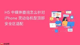 h5 中媒体查询怎么针对 iphone 灵动岛机型顶部安全区适配