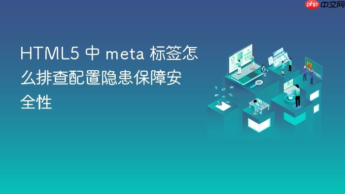 html5 中 meta 标签怎么排查配置隐患保障安全性
