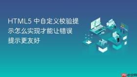 html5 中自定义校验提示怎么实现才能让错误提示更友好