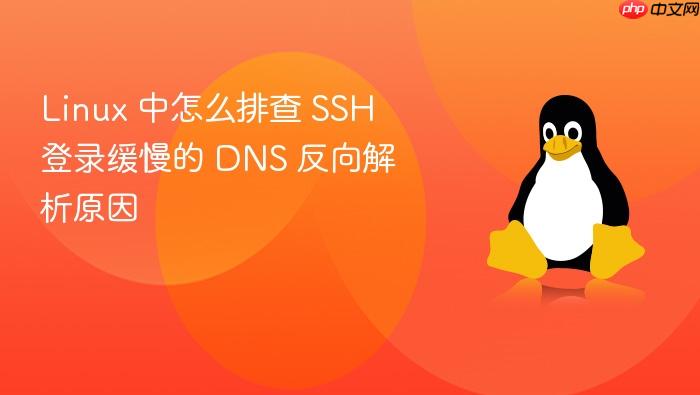 linux 中怎么排查 ssh 登录缓慢的 dns 反向解析原因