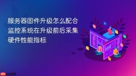 服务器固件升级怎么配合监控系统在升级前后采集硬件性能指标