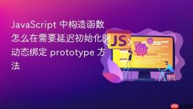 javascript 中构造函数怎么在需要延迟初始化时动态绑定 prototype 方法