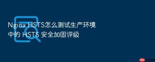 nginx hsts怎么测试生产环境中的 hsts 安全加固评级