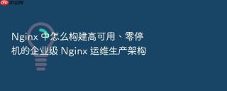 nginx 中怎么构建高可用、零停机的企业级 nginx 运维生产架构