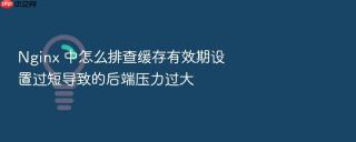 nginx 中怎么排查缓存有效期设置过短导致的后端压力过大